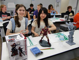 KCP students at Kotobukiya